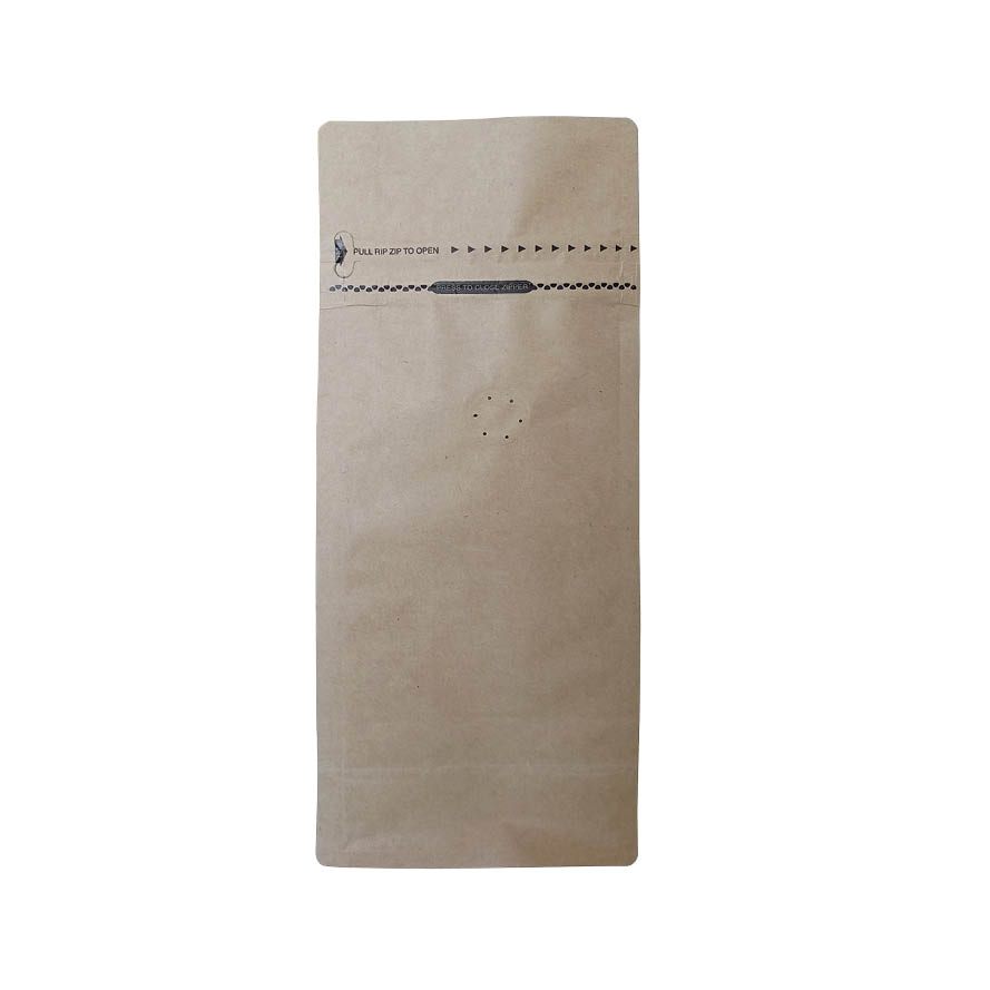 Walfli Kraft Metalize Kilitli Flat Bottom